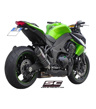 KAWASAKI Z 1000 (2010 - 2013) -SX PAR DE SILENCIADORES OVAL SC PROJECT