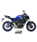 YAMAHA MT-07 (2017 - 2020) SISTEMA DE ESCAPE COMPLETO 2-1 SILENCIADOR S1 SC PROJECT