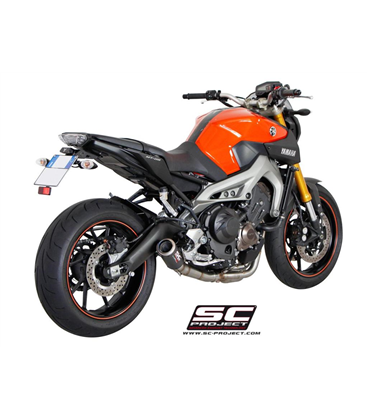 YAMAHA MT-09 (2014 - 2016) SISTEMA DE ESCAPE COMPLETO 3-1 SILENCIADOR CR-T CARBONO SC PROJECT