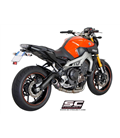 YAMAHA MT-09 (2014 - 2016) SISTEMA DE ESCAPE COMPLETO 3-1 SILENCIADOR CR-T CARBONO SC PROJECT