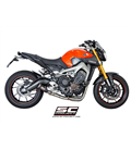 YAMAHA MT-09 (2014 - 2016) SISTEMA DE ESCAPE COMPLETO 3-1 SILENCIADOR CR-T CARBONO SC PROJECT