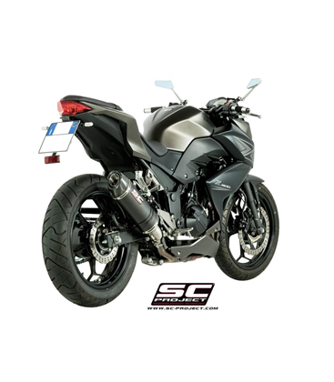 KAWASAKI Z 300 (2015 - 2016) SILENCIADOR OVAL SC PROJECT