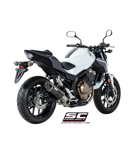 HONDA CB500 (2017 - 2018) - X - F SILENCIADOR OVAL CARBONO SC PROJECT