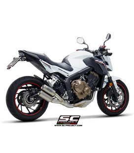 HONDA CB650F (2017 - 2018) SISTEMA DE ESCAPE COMPLETO 4-1-2 TITANIO SC PROJECT