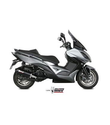 KYMCO XCITING 400I 2013 - 2018 OVAL BLACK COPA CARBONO MIVV