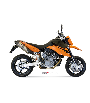 KTM LC8 950 SUPERMOTO R 2005 - 2006 SUONO INOX MIVV