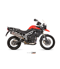 TRIUMPH TIGER 800 XC / XR / XRX / XCX / XRT / XCA 2011 - 2016 OVAL TITANIO COPA CARBONO MIVV