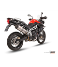 TRIUMPH TIGER 800 XC / XR / XRX / XCX / XRT / XCA 2011 - 2016 OVAL TITANIO COPA CARBONO MIVV