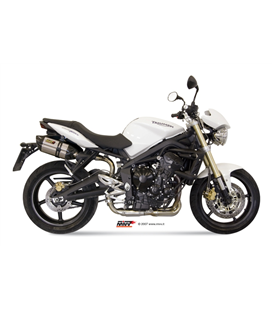 TRIUMPH STREET TRIPLE 2007 - 2012 SUONO INOX COPA CARBONO MIVV