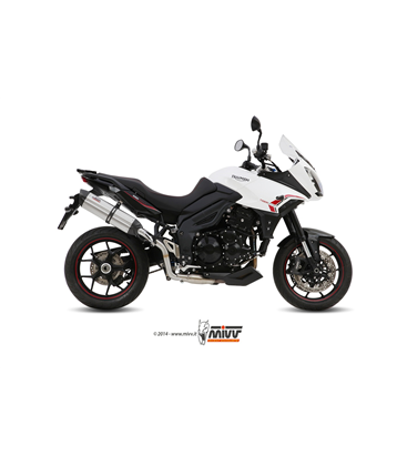 TRIUMPH TIGER 1050 SPORT 2013 - 2016 SUONO INOX COPA CARBONO MIVV