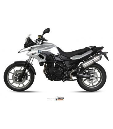 BMW F 700 GS 2012 - 2017 SUONO INOX COPA CARBONO MIVV