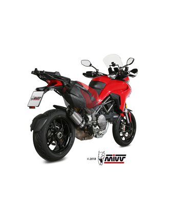 DUCATI MULTISTRADA 1260 2018 - SUONO INOX COPA CARBONO MIVV