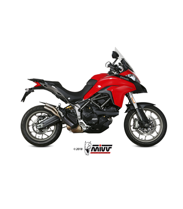 DUCATI MULTISTRADA 950 2017 - DOUBLE GUN FULL TITANIUM MIVV