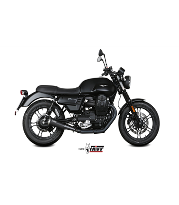 MOTO GUZZI V7 III 2017 - GHIBLI INOX NERO CERAMICO/CERAMIC BLACK ST. STEEL MIVV