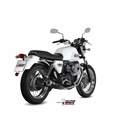 MOTO GUZZI V7 CLASSIC / SPECIAL 2008 - 2016 GHIBLI INOX NERO CERAMICO/CERAMIC BLACK ST. STEEL MIVV