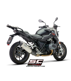 BMW R 1250 R (2019 - 2020) - RS SILENCIADOR X-PLORER II CON TAPA DE FIBRA DE CARBONO SC PROJECT