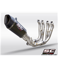 BMW S 1000 RR (2020 - 2021) - EURO 5 SISTEMA DE ESCAPE COMPLETO 4-1 SC1-R CARBONO SC PROJECT