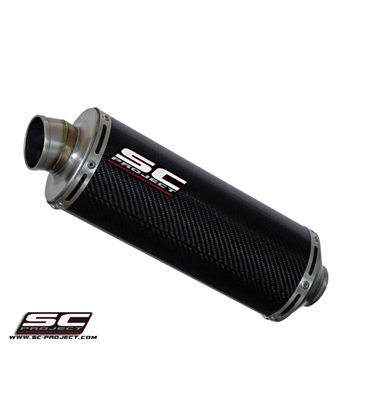 SUZUKI GSF 1250 BANDIT (2007 - 2012) SILENCIADOR OVAL R60 CARBONO SC PROJECT