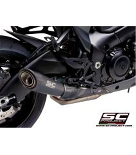 SUZUKI Katana (2019 - 2020) SILENCIADOR S1 ACERO INOX NEGRO MATE SC PROJECT