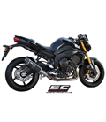 YAMAHA FZ8 - FAZER 8 (2010 - 2016) SILENCIADOR OVAL CARBONO SC PROJECT