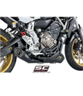 YAMAHA MT-07 (2013 - 2016) SISTEMA DE ESCAPE COMPLETO 2-1 SILENCIADOR S1 NEGRO SC PROJECT