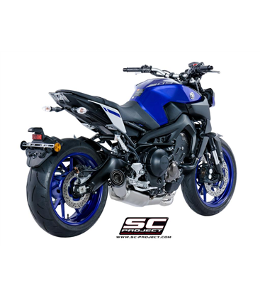 YAMAHA MT-09 (2017 - 2020) SISTEMA DE ESCAPE COMPLETO 3-1 SILENCIADOR S1 SC PROJECT