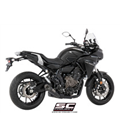 YAMAHA TRACER 700 (2016 - 2020) SISTEMA DE ESCAPE COMPLETO 2-1 SILENCIADOR S1 NEGRO SC PROJECT