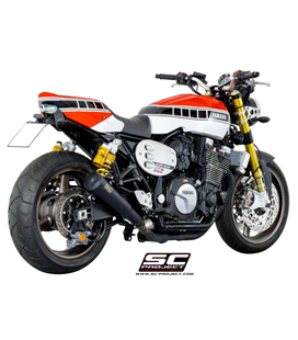 YAMAHA XJR 1300 (2015 - 2016) - RACER SILENCIADOR CÓNICO 70S NEGRO SC PROJECT