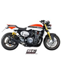 YAMAHA XJR 1300 (2015 - 2016) - RACER SILENCIADOR CÓNICO 70S NEGRO SC PROJECT