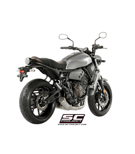 YAMAHA XSR 700 (2016 - 2020) SISTEMA DE ESCAPE COMPLETO 2-1 SILENCIADOR CÓNICO 70'S SC PROJECT