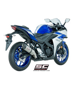 YAMAHA YZF R3 (2015 - 2017) SILENCIADOR OVAL TITANIO SC PROJECT