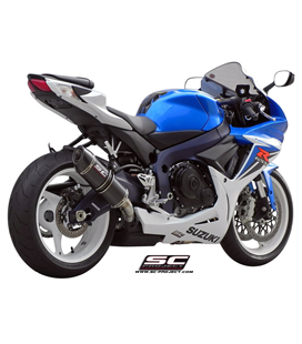 SUZUKI GSX-R 600 - GSX-R 750 (2011 - 2016) SILENCIADOR OVAL CARBONO SC PROJECT