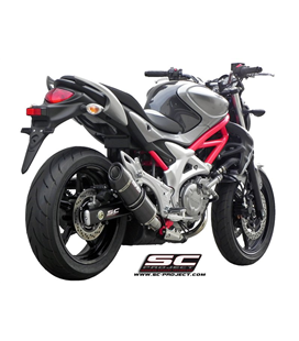 SUZUKI GLADIUS 650 (2009 - 2015) SILENCIADOR OVAL CARBONO SC PROJECT