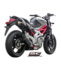 SUZUKI GLADIUS 650 (2009 - 2015) SILENCIADOR OVAL CARBONO SC PROJECT