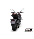 SUZUKI Katana (2019 - 2020) SILENCIADOR CÓNICO DE LOS AÑOS 70 ACERO INOX NEGRO MATE SC PROJECT