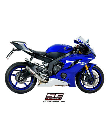 YAMAHA YZF R6 (2017 - 2020) SILENCIADOR GP70-R CARBONO SC PROJECT