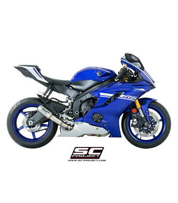 YAMAHA YZF R6 (2017 - 2020) SILENCIADOR CR-T TITANIO SC PROJECT