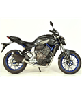 YAMAHA MT-07 2014 - 2020 FORCE FULL SYSTEM DARK STYLE (S/S) MUFFLER & S/S HEADER