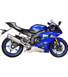 YAMAHA YZF-R6 600 2017 - 2020 EXHAUST FULL STAINLESS STEEL FORCE SILENCER TITANIUM
