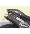 DUCATI MONSTER 796 2010 - 2015 ROUND MUFFLERS DARK STYLE(S/S) HIGH-UP