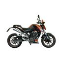 KTM DUKE 125 2011 - 2016 GP-STYLE MUFFLER STAINLESS STEEL HIGH-UP