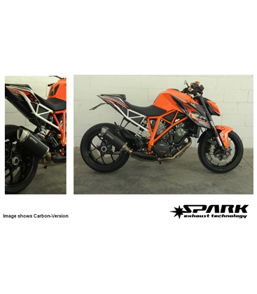 KTM SUPER DUKE 1290 2014 - 2016 FORCE SLIP-ON MUFFLER CARBON KTM