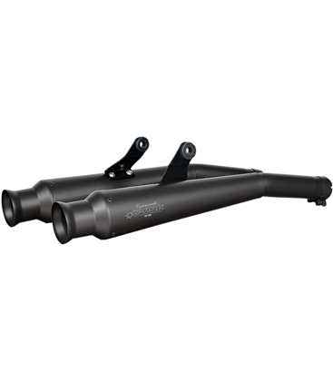 BMW R 100 GS 1987 - 1995 EXHAUST TRUMPET MUFFLER STAINLESS STEEL BLACK