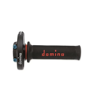 Puño rapido Domino XM2 y puños de goma para moto