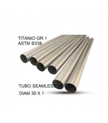 CAFÈ RACER TUBO TITANIO SEAMLESS D. 30MM X 1MM L.1000MM GPR TUBO TITANIO SEAMLESS D. 30MM X 1MM L.1000MM