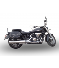 YAMAHA XVS 1300 MIDNIGHT STAR 2006/14  GPR INOX BOMB