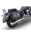 YAMAHA XVS 1300 MIDNIGHT STAR 2006/14  GPR INOX BOMB