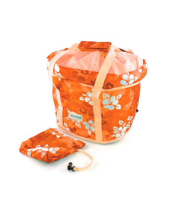 CESTA LOTUS. POLYESTER NARANJA