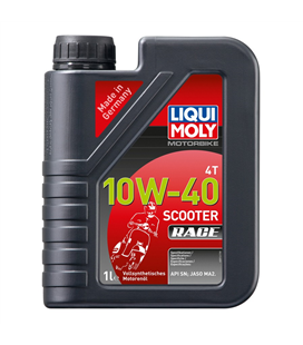 BOTE 1L ACEITE 100% SINTÉTICO LIQUI MOLY 10W-40 SCOOTER RACE
