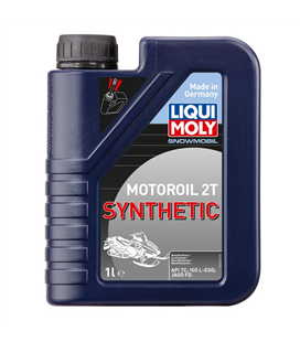 BOTE 1L DE ACEITE LIQUI MOLY SNOWMOBIL 100% SINTÉTICO 2T